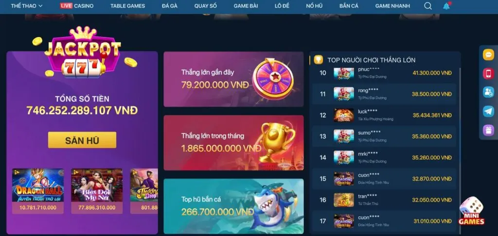 Bước 3 Nạp Tiền và Bắt Đầu Chơi VWbet